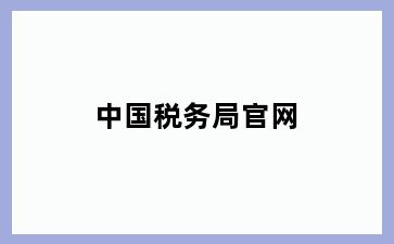 中国税务局官网