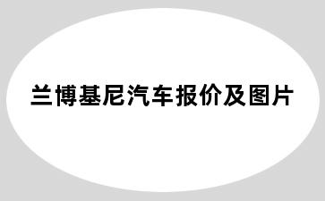 兰博基尼汽车报价及图片