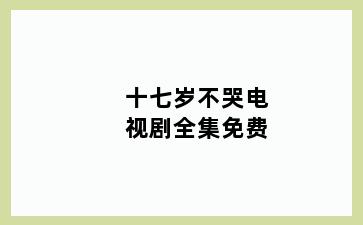 十七岁不哭电视剧全集免费