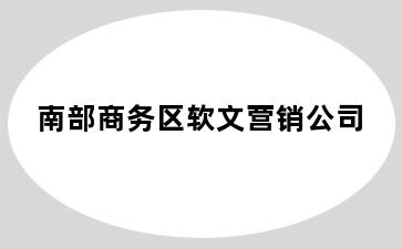 南部商务区软文营销公司