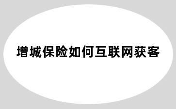 增城保险如何互联网获客