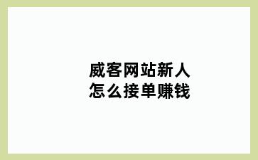 威客网站新人怎么接单赚钱