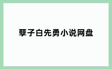 孽子白先勇小说网盘