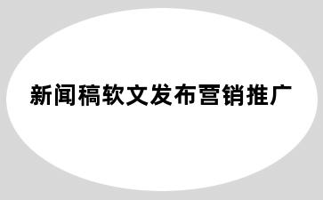 新闻稿软文发布营销推广