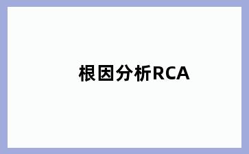 根因分析RCA