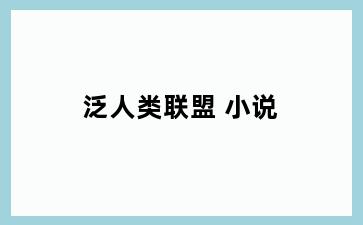 泛人类联盟 小说