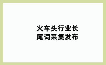 火车头行业长尾词采集发布