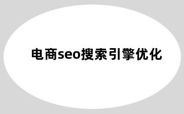 电商seo搜索引擎优化