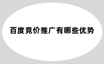 百度竞价推广有哪些优势