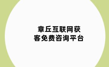 章丘互联网获客免费咨询平台