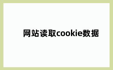 网站读取cookie数据