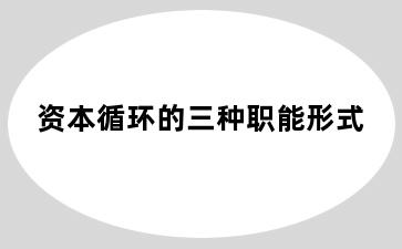 资本循环的三种职能形式