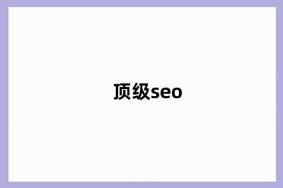 顶级seo