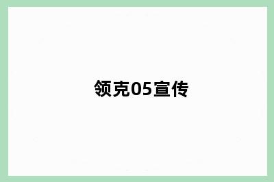 领克05宣传