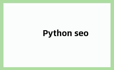 Python seo