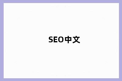 SEO中文