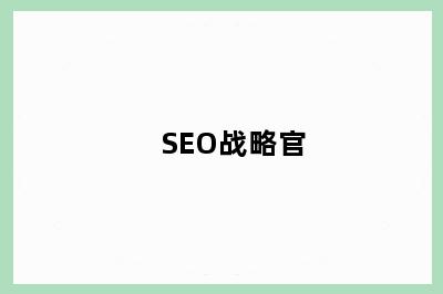 SEO战略官