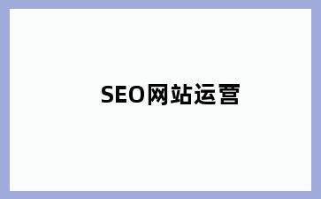 SEO网站运营