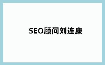 SEO顾问刘连康