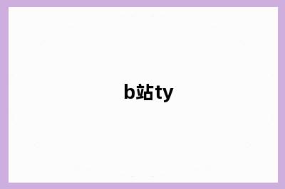 b站ty