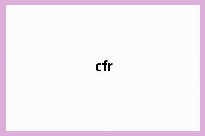 cfr