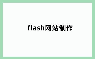 flash网站制作
