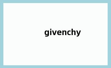 givenchy