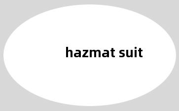 hazmat suit