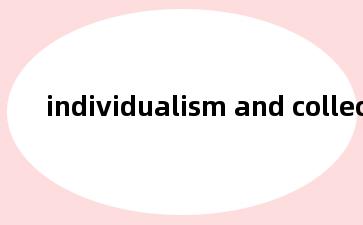 individualism and collectivism