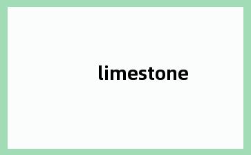 limestone