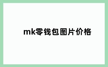 mk零钱包图片价格