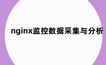 nginx监控数据采集与分析