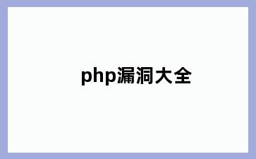 php漏洞大全