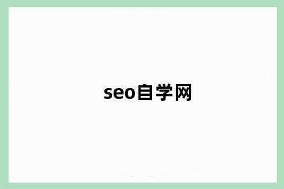 seo自学网