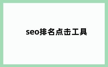 seo排名点击工具