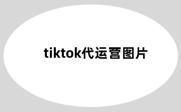 tiktok代运营图片