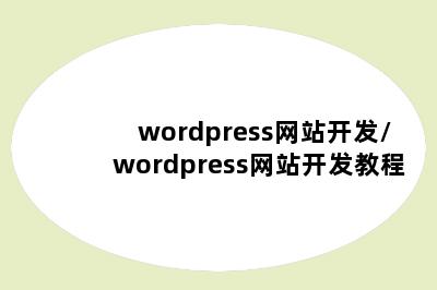 wordpress网站开发/wordpress网站开发教程