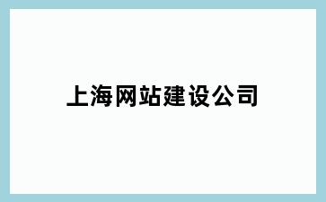 上海网站建设公司