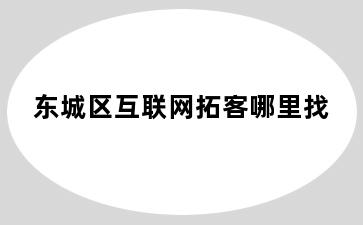 东城区互联网拓客哪里找