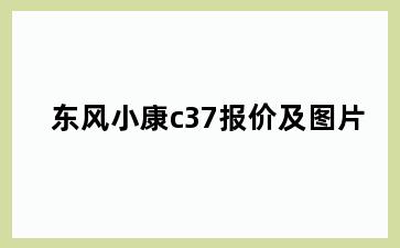 东风小康c37报价及图片