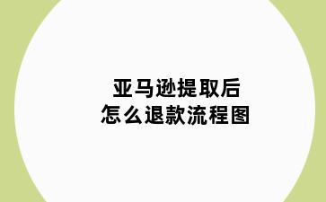 亚马逊提取后怎么退款流程图