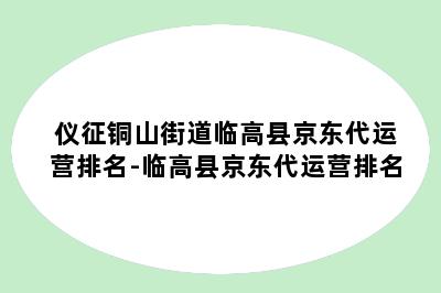 仪征铜山街道临高县京东代运营排名-临高县京东代运营排名