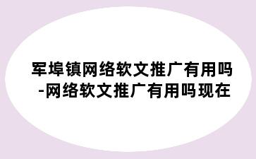 军埠镇网络软文推广有用吗-网络软文推广有用吗现在