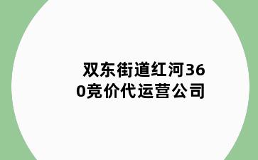 双东街道红河360竞价代运营公司