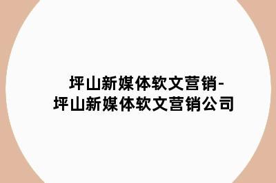 坪山新媒体软文营销-坪山新媒体软文营销公司