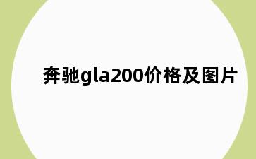 奔驰gla200价格及图片