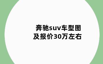 奔驰suv车型图及报价30万左右