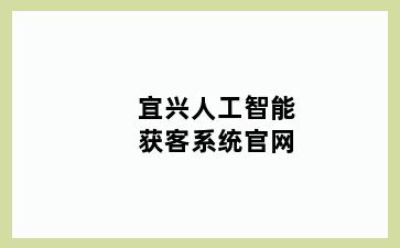 宜兴人工智能获客系统官网