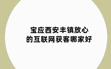 宝应西安丰镇放心的互联网获客哪家好