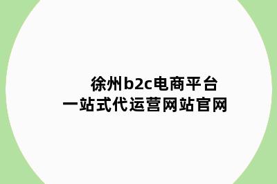 徐州b2c电商平台一站式代运营网站官网